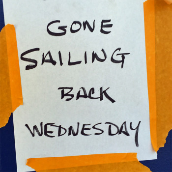 SJI Gone Sailing Sign